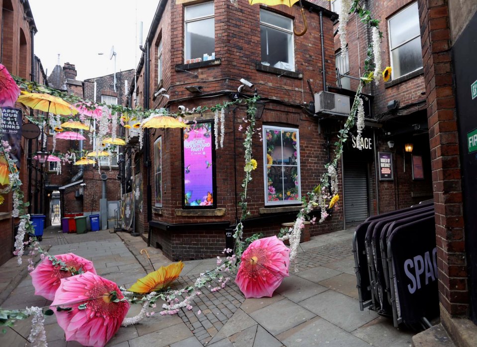 Two clubs and a trendy bar sit within yards of each other