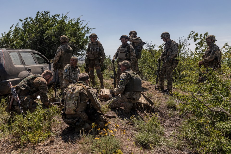 Ukrainian troops prepare for training as war rages in Donetsk Oblast