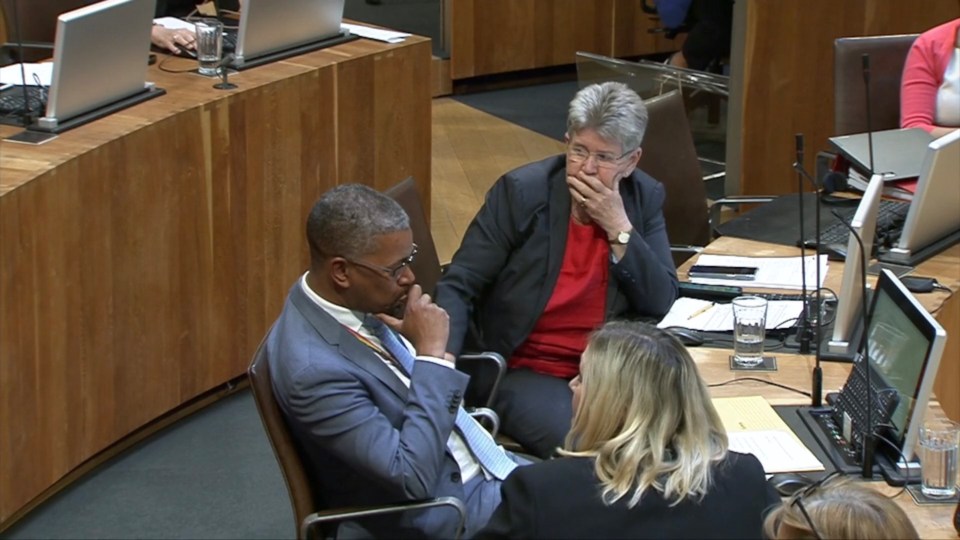 Vaughan Gething was visibly emotional and seen in tears in the Senedd as Labour colleague Vikki Howells spoke of her support for him