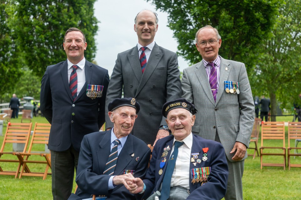 Members of The Armed Forces joined veterans of the Normandy Landings to witness opening of the National Memorial Arboretum in Staffordshire