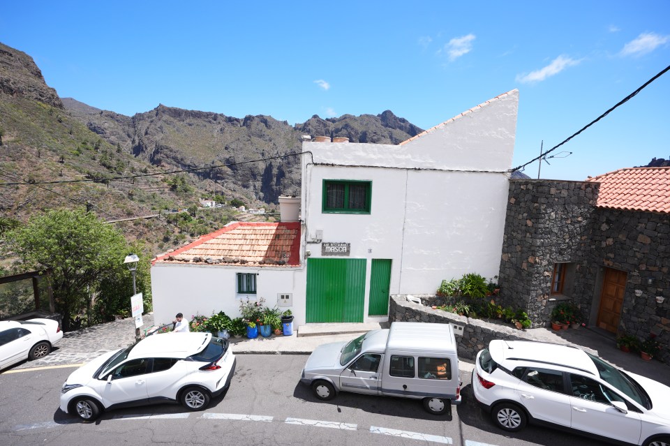 The Airbnb in Masca, Tenerife, where Jay stayed the night with the two Brits