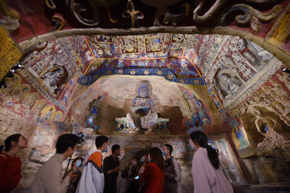 The UNESCO world heritage site Yungang Buddhist Grottoes received more than 3 million visitors in 2023