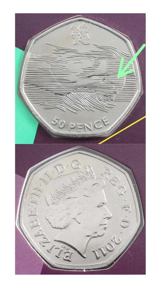 Barry shared a video about the rare 50p coin on TikTok