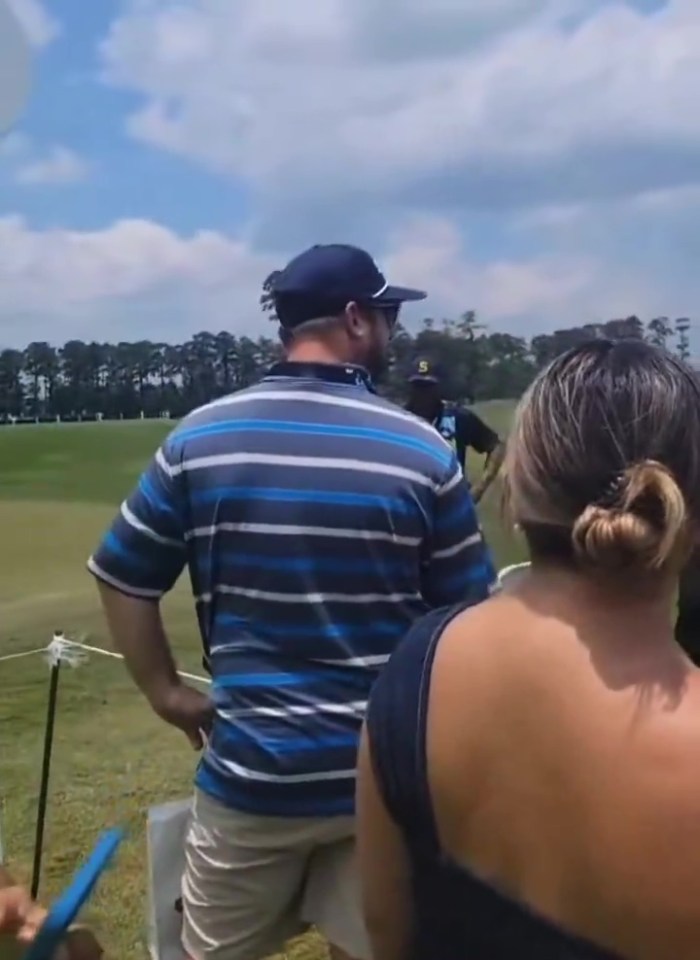 A spectator told the LIV Golf star to ‘relax’