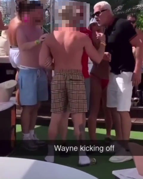 Wayne Lineker in screaming match at Ocean Beach Club after a partygoer whispers nonce in his ear