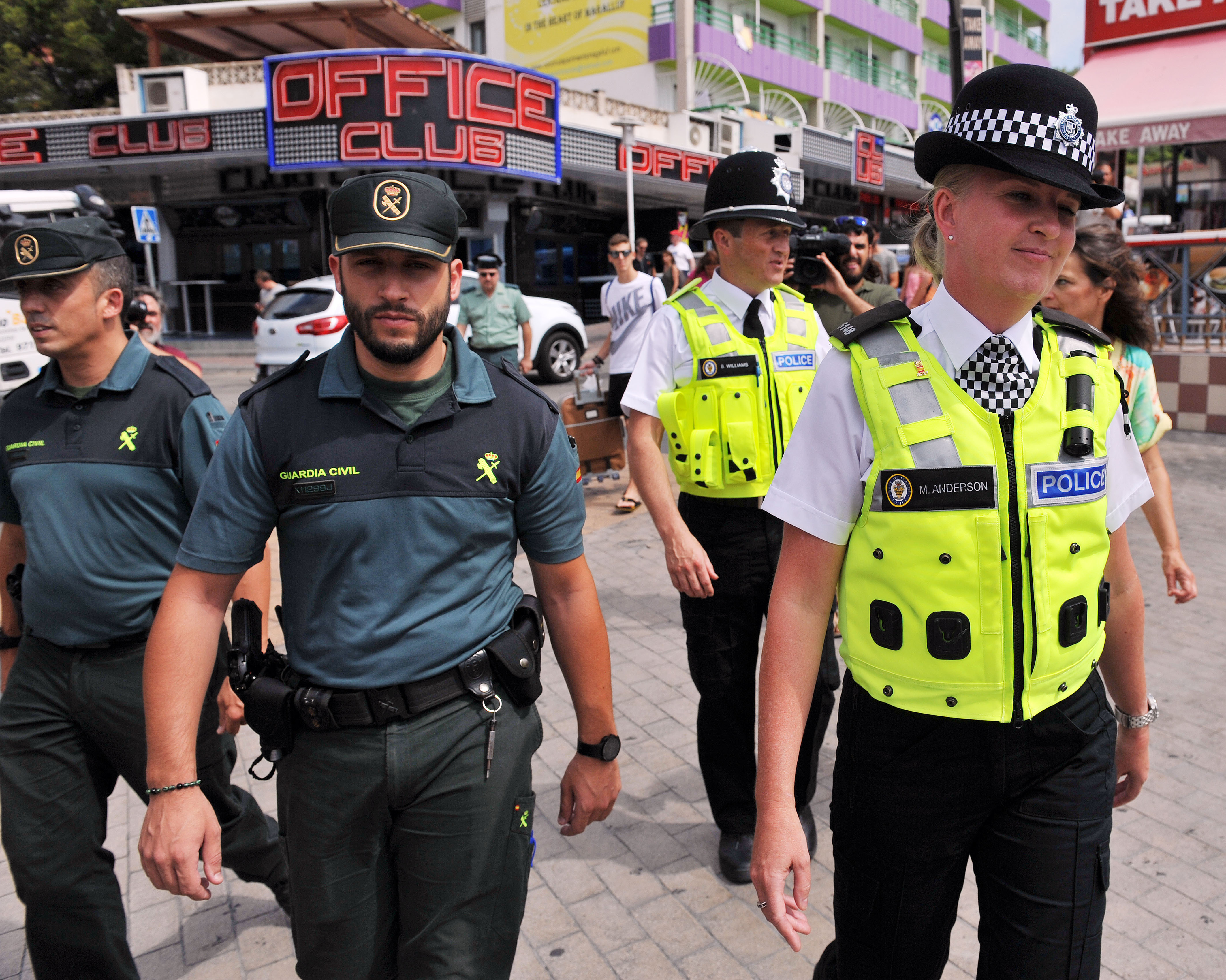 British cops are set to join their Spanish counterparts in Majorca