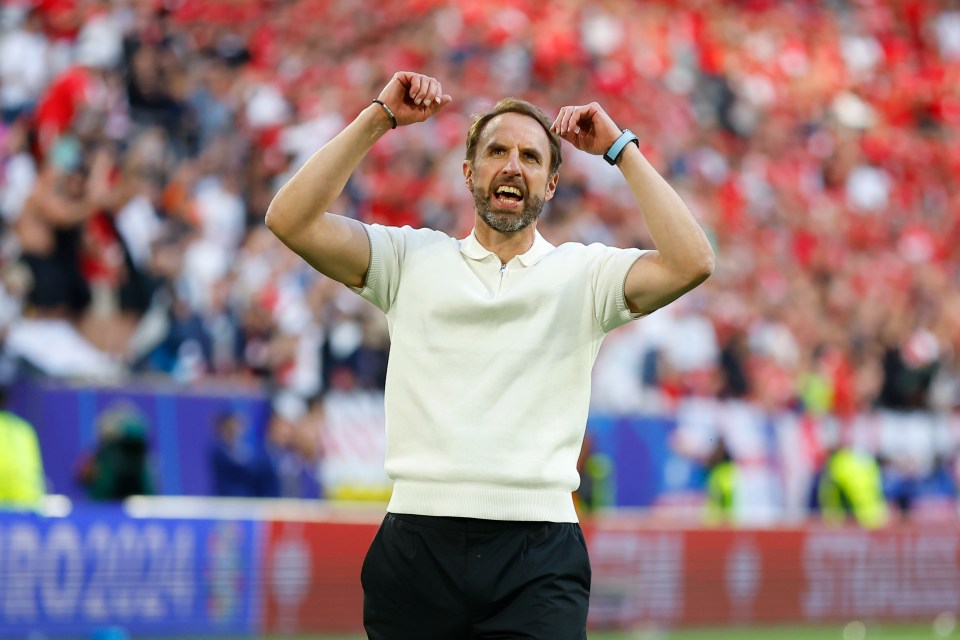 England boss Gareth Southgate was just as overjoyed the day before