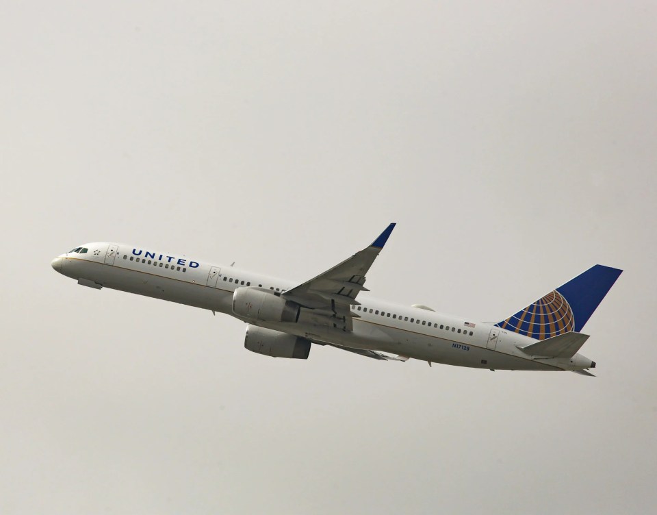 The United Airlines Boeing 757 was en route to Denver (file picture)