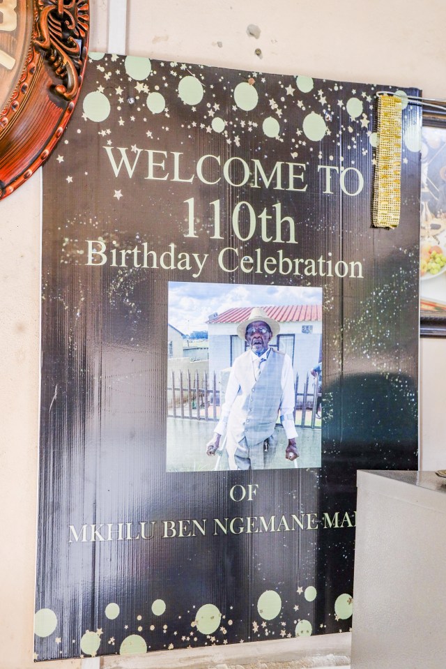 His family threw him a party last year for his 110th birthday