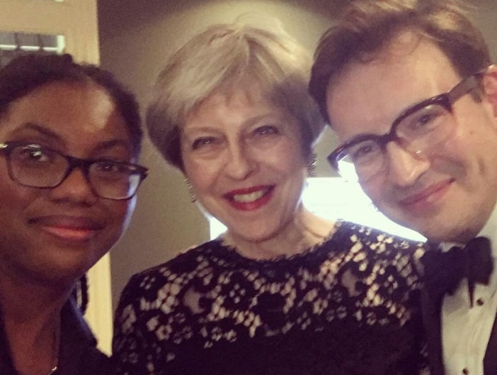 Kemi and Hamish Badenoch with Theresa May