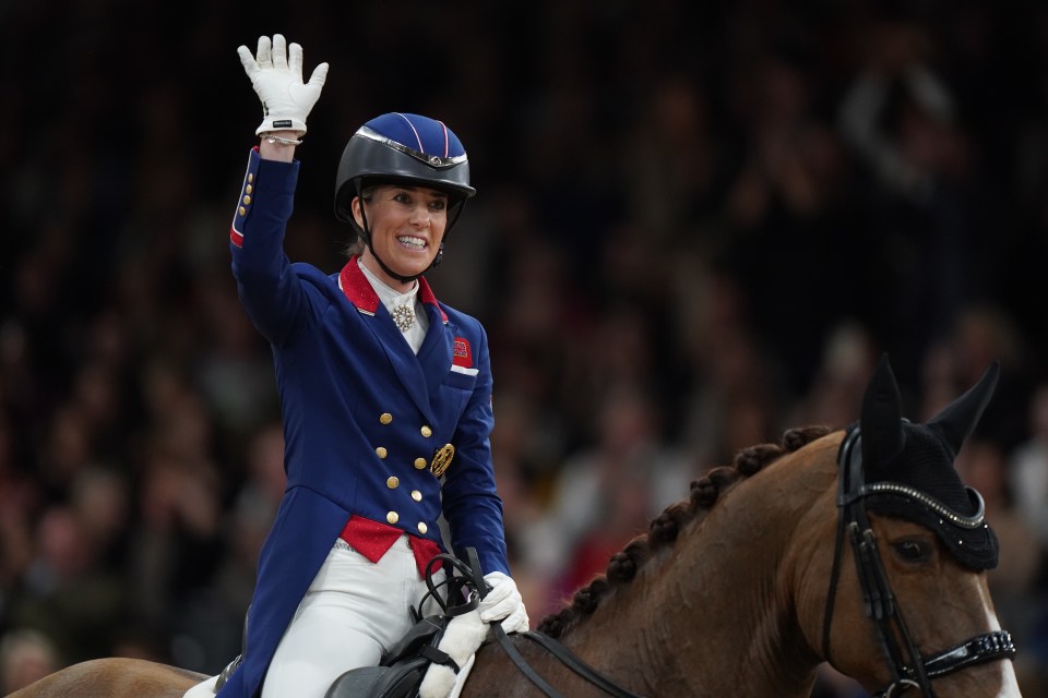 The three-time Olympian has been banned for beating a horse with a whip