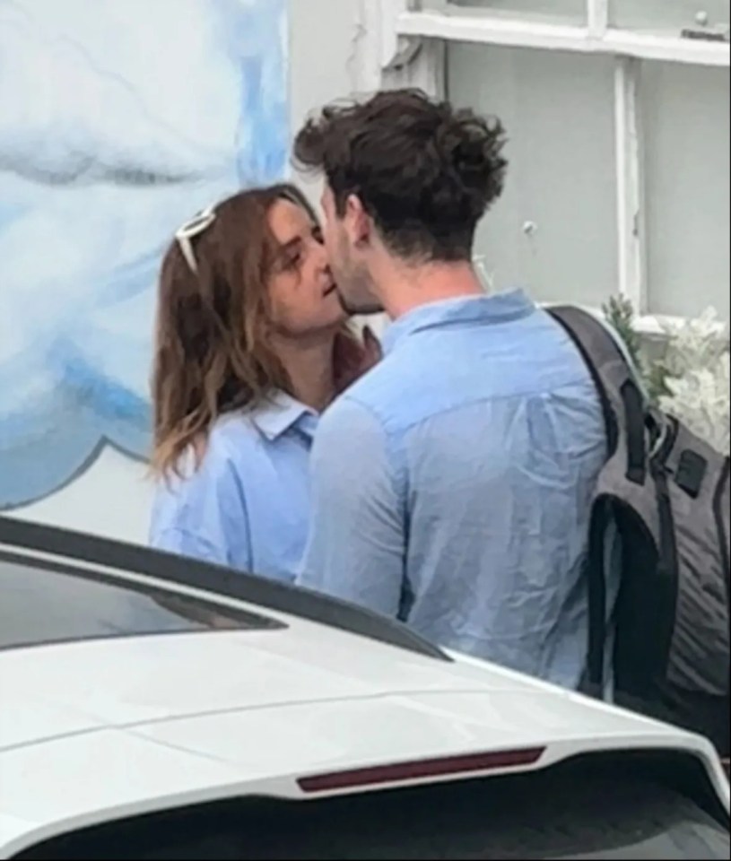 The Harry Potter actress locked lips with her new love interest