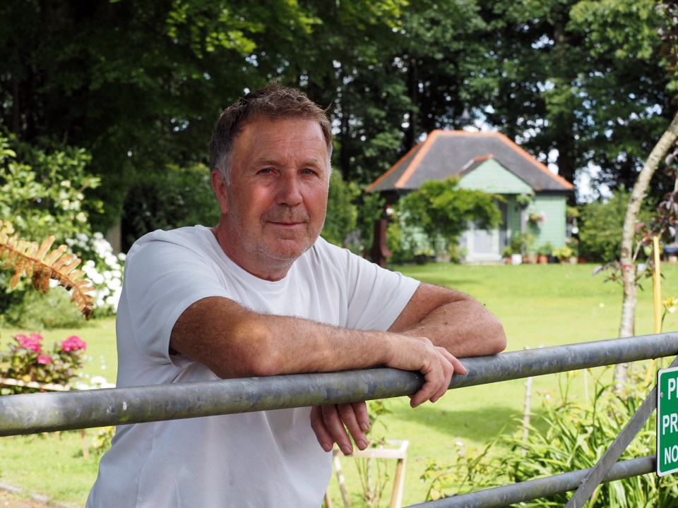 Ian lives in one of the two semi-detached houses in the hamlet