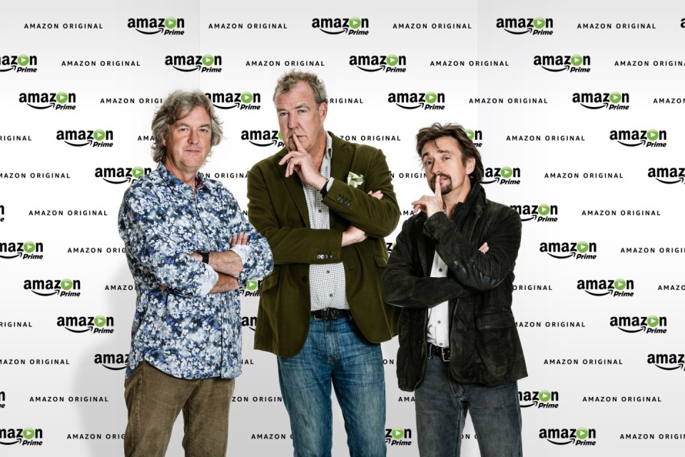 James, Jeremy and Richard promoting their new Amazon show, The Grand Tour