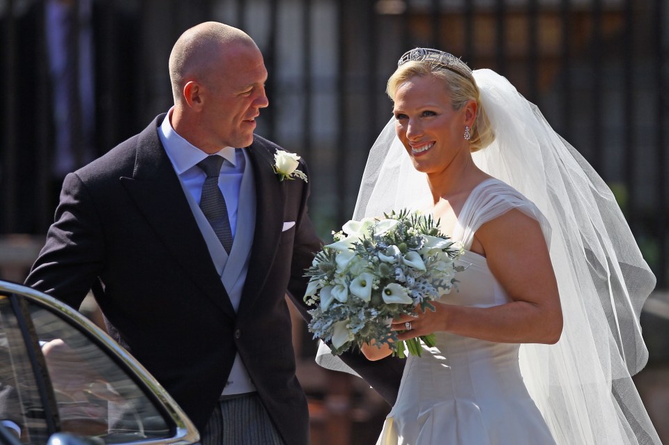 Zara and Mike got married on July 30, 2011 in Edinburgh