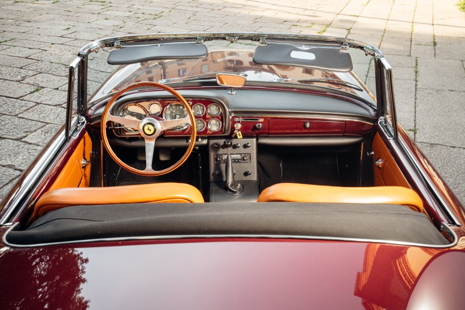 The gorgeous motor was built in the early 1960s