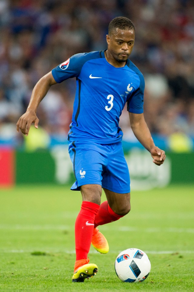 Evra is the former captain of the French national team