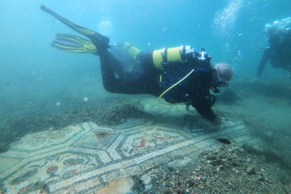 Today divers still explore the ancient city