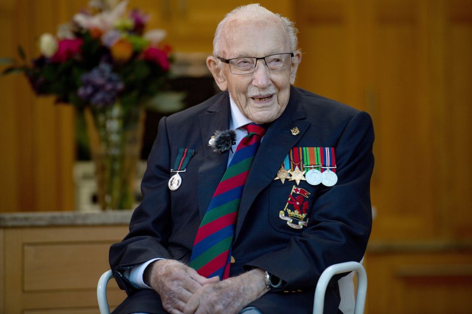 The Captain Tom Foundation is named after legendary NHS fundraiser Captain Sir Tom Moore