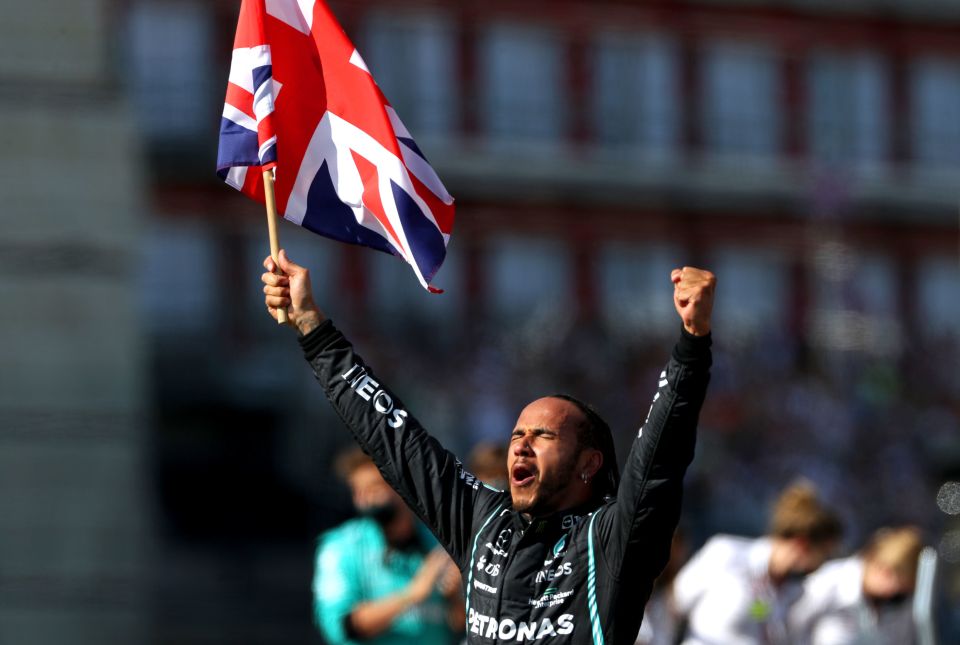 Lewis Hamilton's wild celebration did not go down well with everyone