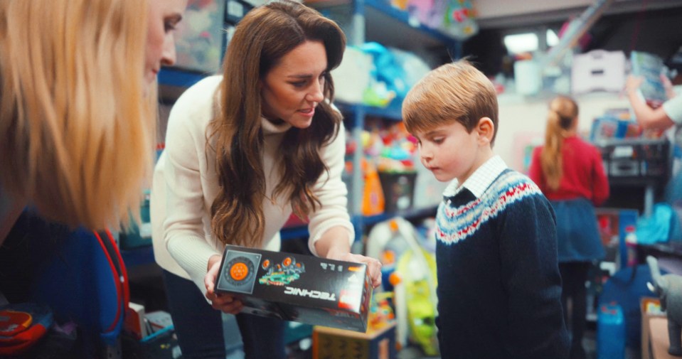 Prince Louis became a 'volunteer for the day' at The Baby Bank in Maidenhead