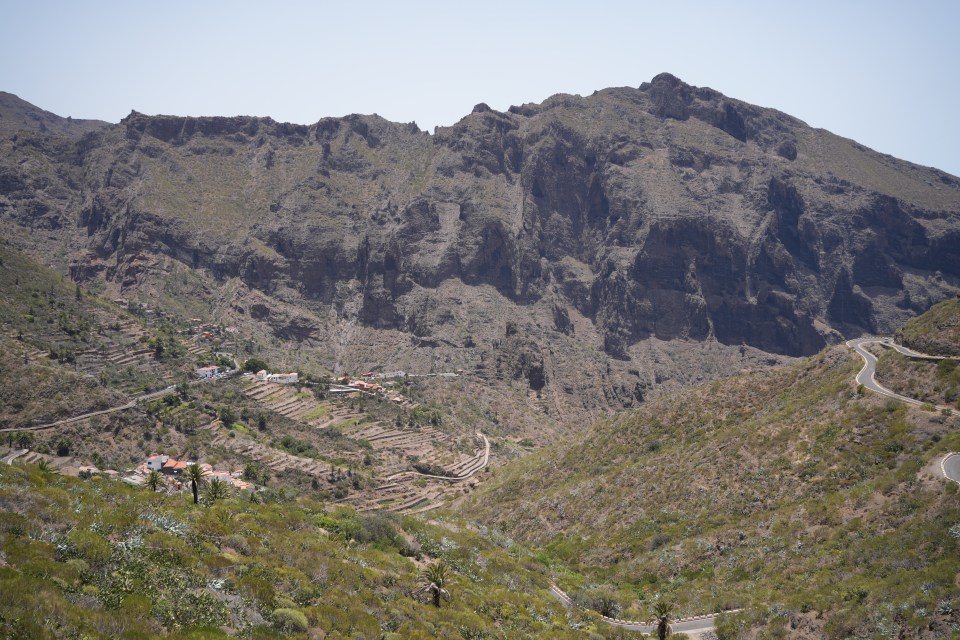 The remote area in Rural de Teno Park where the body was found