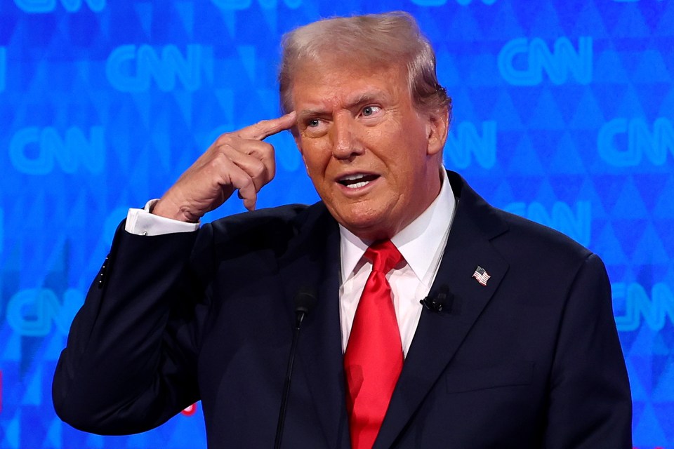 Donald Trump rejected claims Biden's age is the problem and insisted his issue is being 'grossly incompetent'