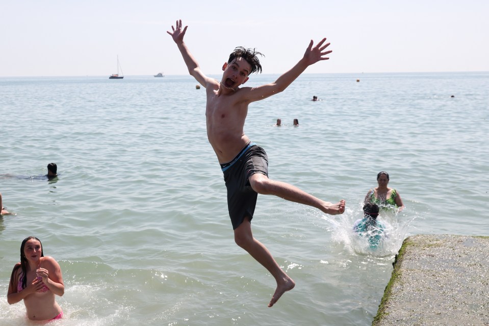 Thousands of Brits flocked to the coast to enjoy yesterday's warm weather