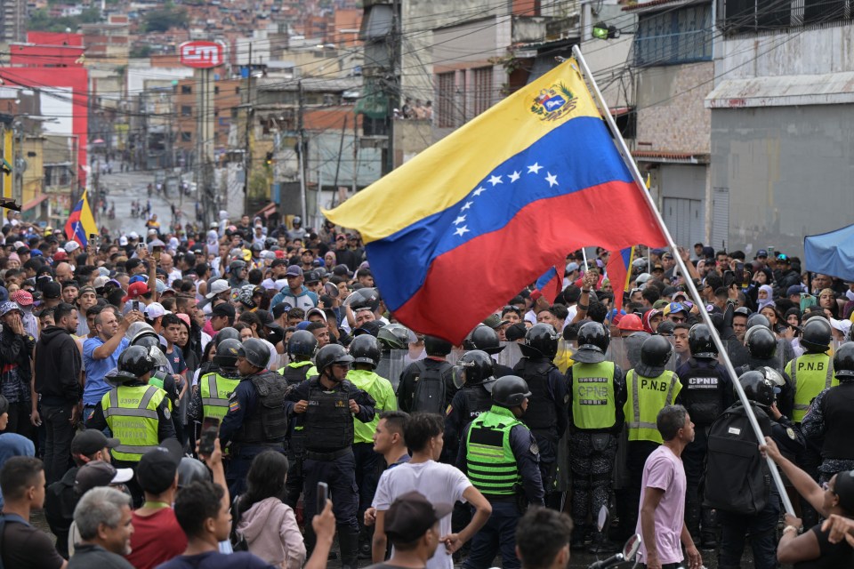 Protesters took to the streets of the country the day after the vote