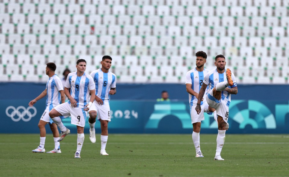 Argentina and Morocco were made to resume their match for three minutes in an empty stadium