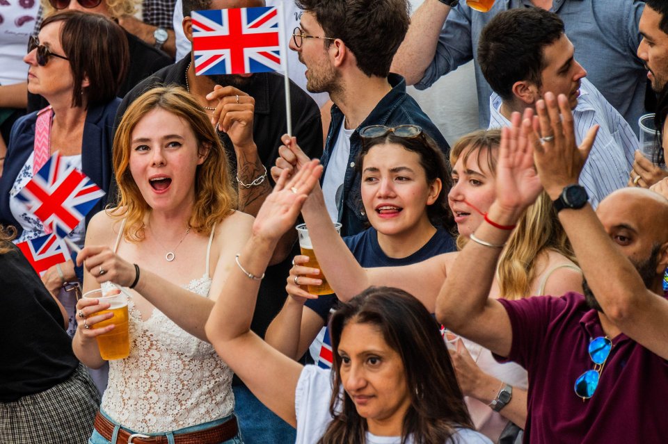 Team GB fans cheered on their heroes