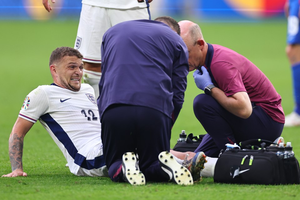 Kieran Trippier is a doubt for the Switzerland game through injury