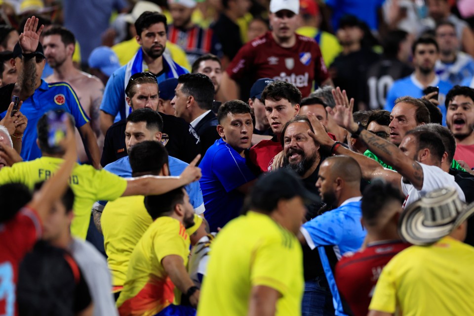 The South American football federation has launched an investigation into the incident