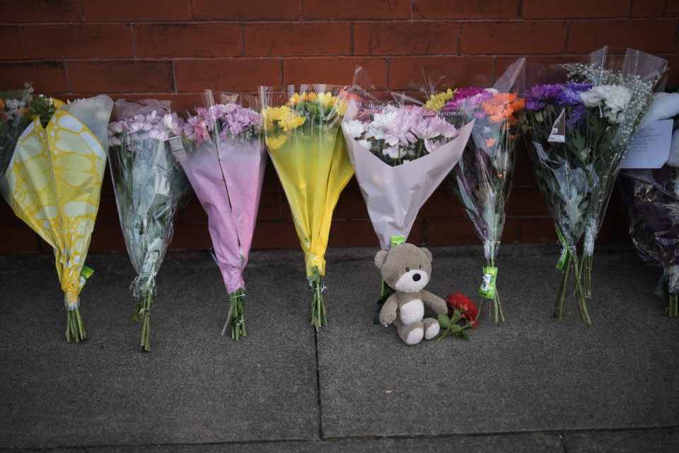 Tributes to the victims are left by well wishers