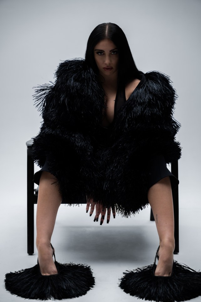 Lourdes Leon wore mops on her feet for a funky new photoshoot for David Koma’s new clothing line