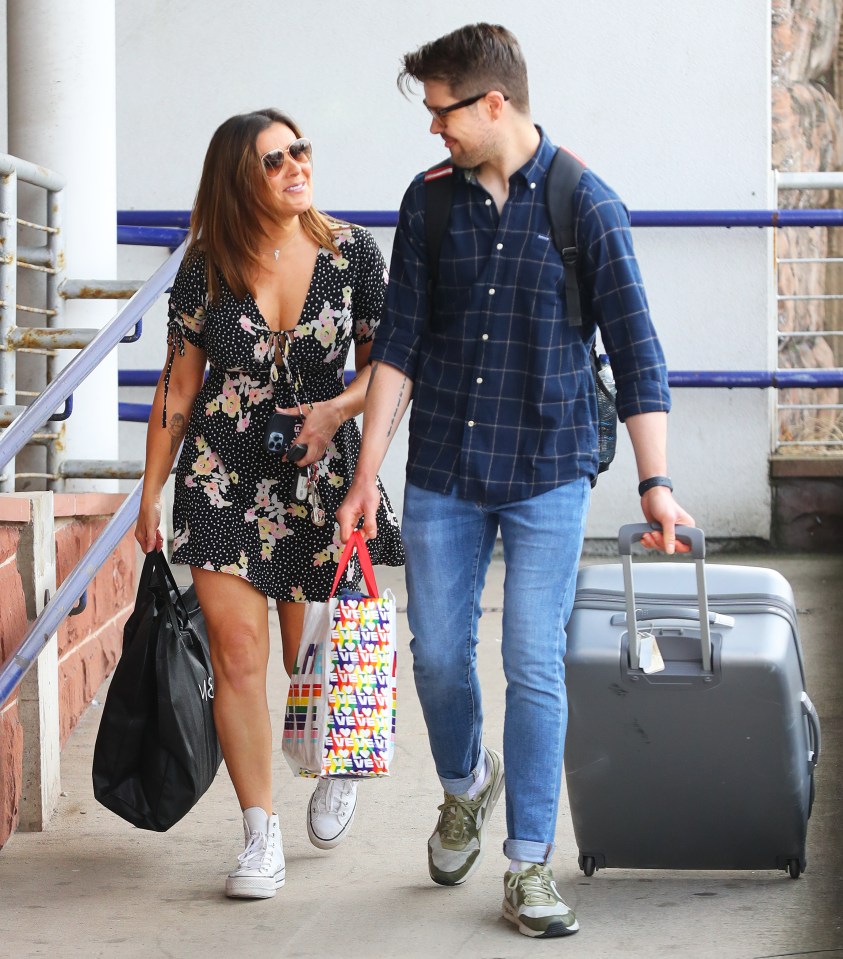 The couple looked happier than ever and couldn’t keep their eyes off each other