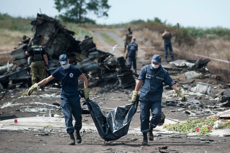 All 283 passengers and 15 crew died when the plane was shot down somewhere above Eastern Ukraine