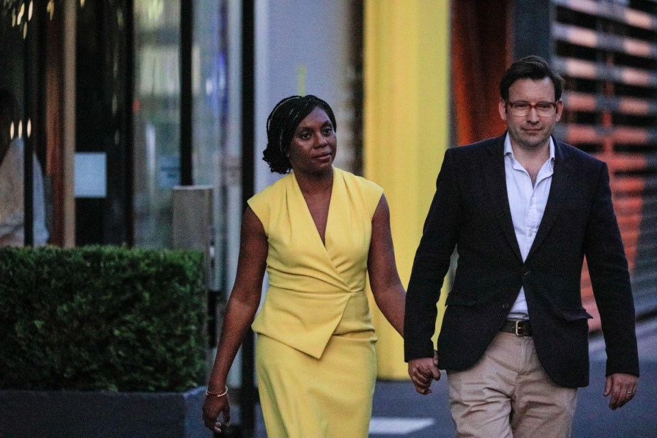 Kemi Badenoch with her husband Hamish