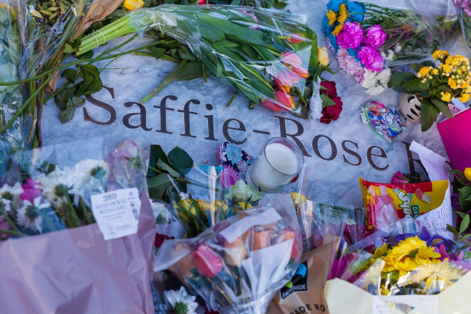 A memorial to Saffie-Rose and those who lost their lives in the bombing