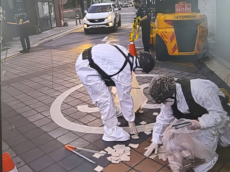 Officials picking up more trash flown to South Korea in June