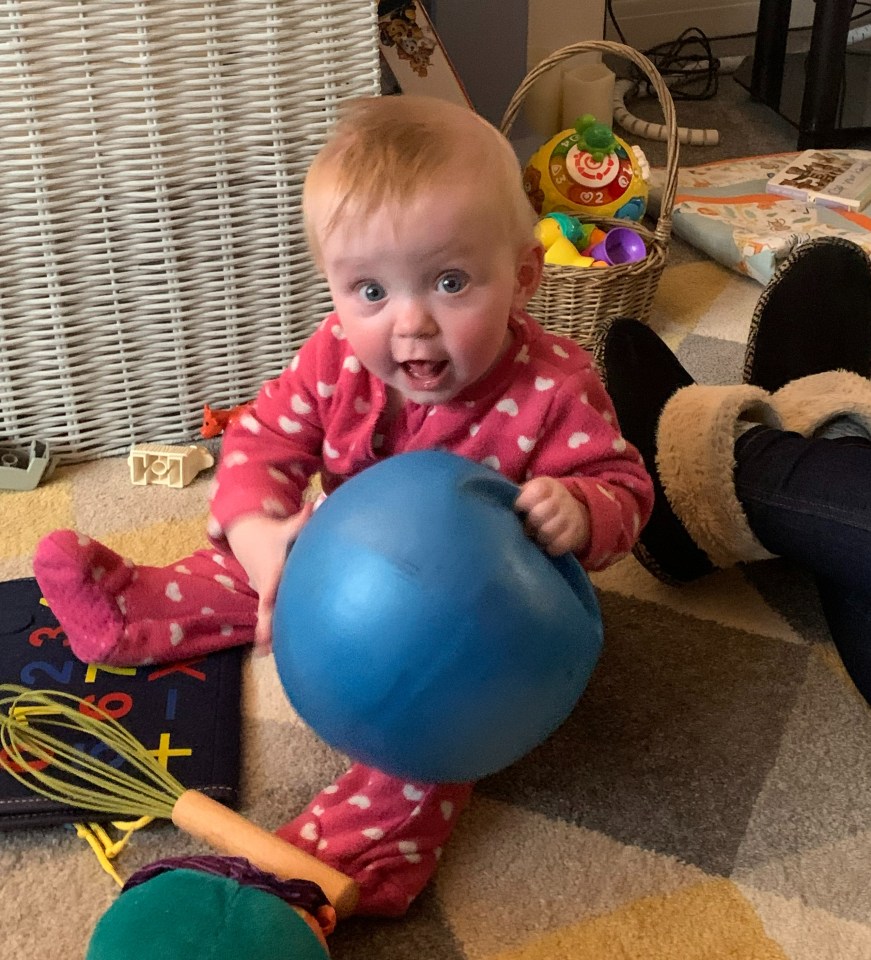 Amelia was born eight weeks early, weighing just 3lb in May 2023