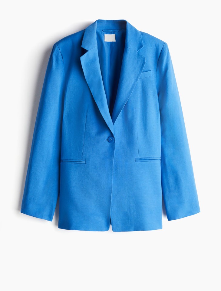 Save £19.99 on this linen-blend women’s blazer at H&M