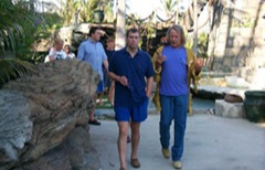 The fashion mogul pictured with Prince Andrew in the Bahamas in 2000