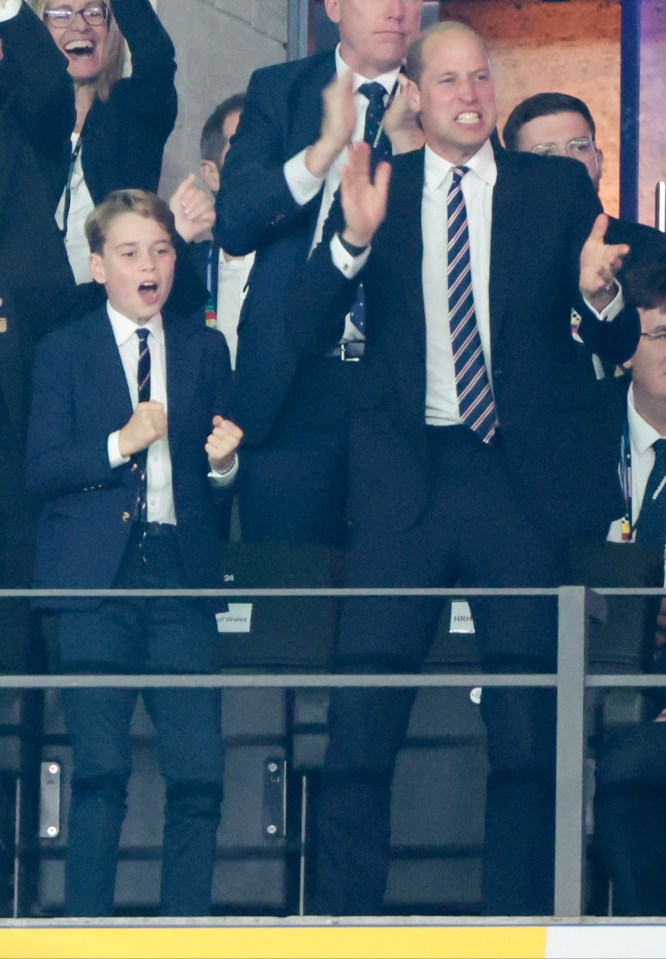 They had celebrated together when the Three Lions managed to equalise