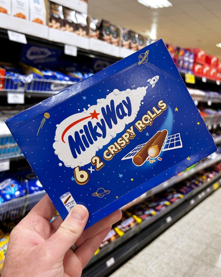 The Milky Way Crispy Rolls are back in the shop shelves to the delight of fans