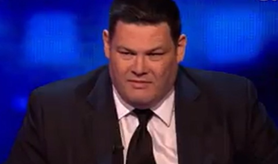 Mark is pictured on The Chase