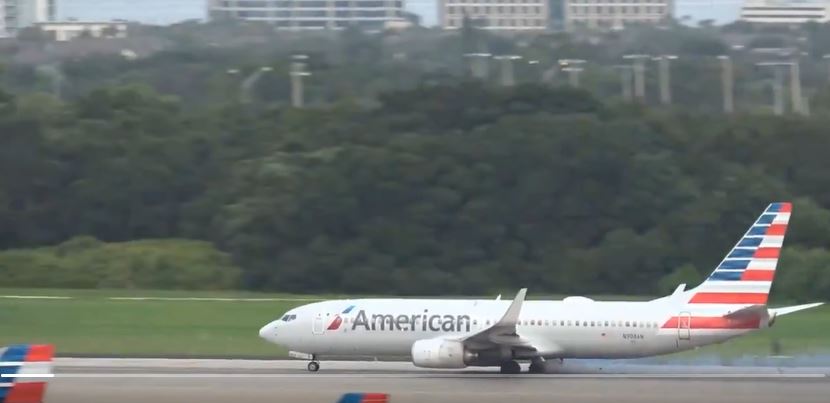 American Airlines had to reschedule the flight that had to abandon takeoff