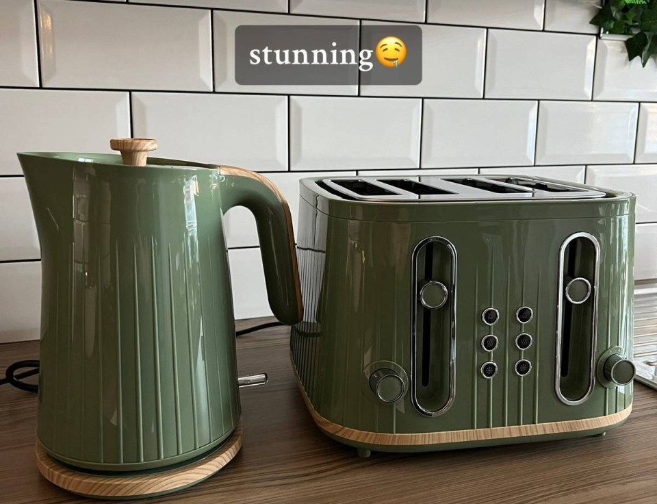 Unlike the high-end version, ASDA's dupes are just £24 (kettle) and £30 (toaster)