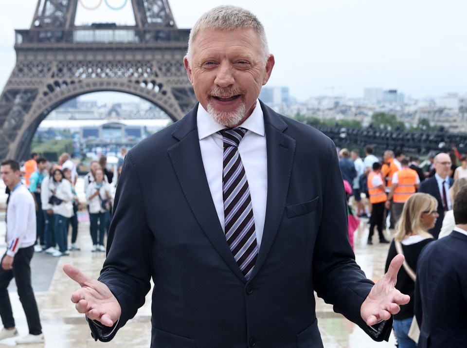 Boris Beckers was all smiles ahead of the opening ceremony