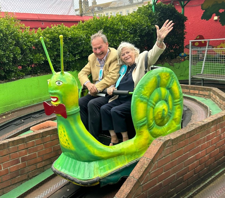 Rupert Lowe campaigning in Great Yarmouth with Ann Widdicombe